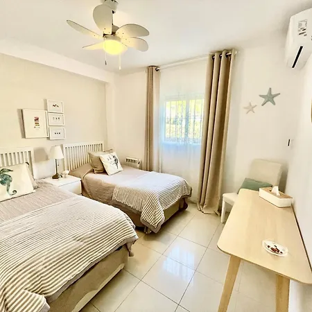 Bright In Mijas Costa With Shared Pool
